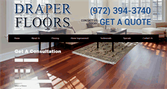 Desktop Screenshot of draperfloors.com